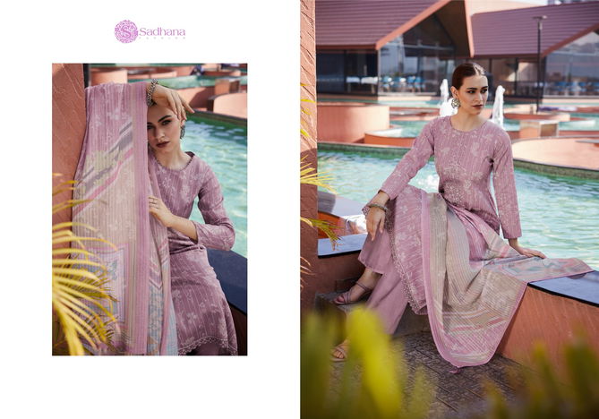 Zabin By Sadhana Heavy Work Pure Jam Cotton Salwar Suits Wholesale Market In Surat